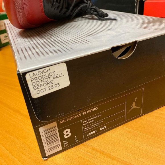 AIR JORDAN 12 RETRO 'FLU GAME' 2003 DEADSTOCK! - Picture 5 of 5